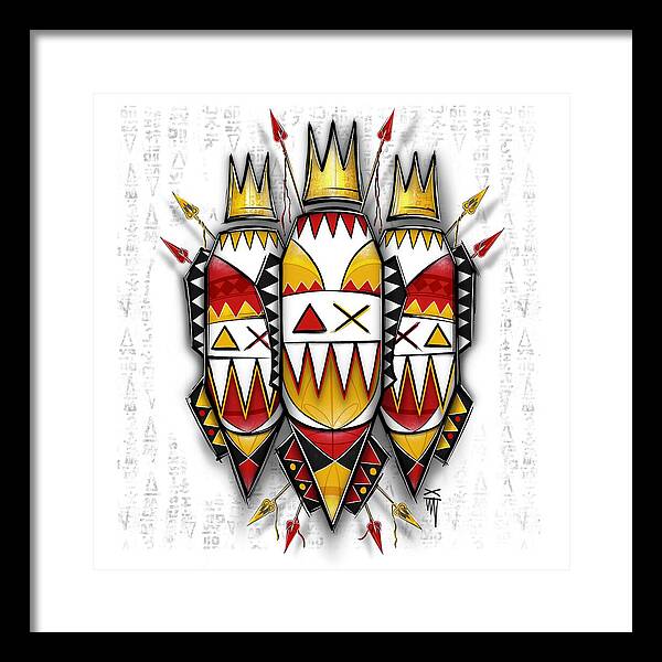 Three Kings - Color - Framed Print