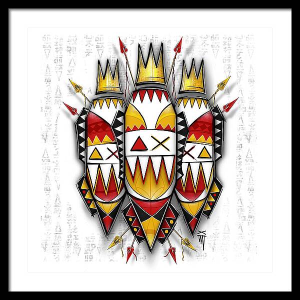 Three Kings - Color - Framed Print