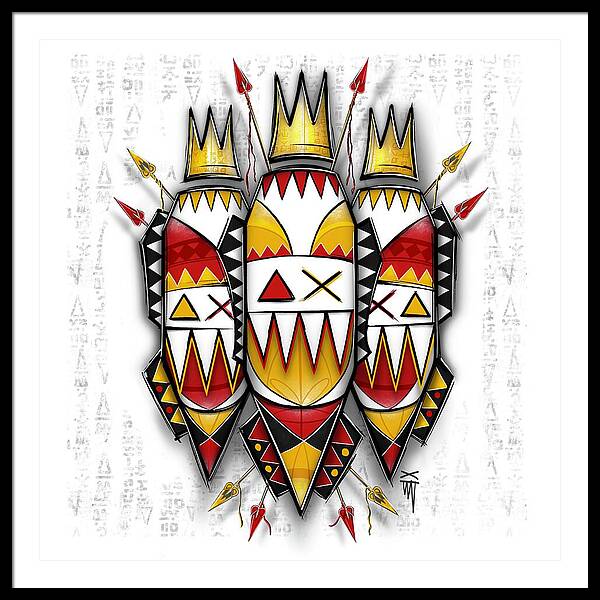 Three Kings - Color - Framed Print