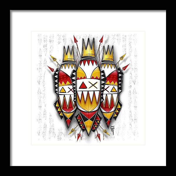 Three Kings - Color - Framed Print