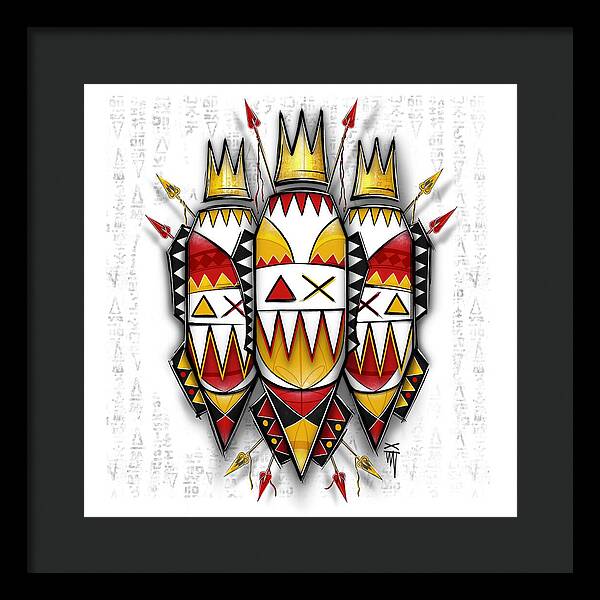 Three Kings - Color - Framed Print
