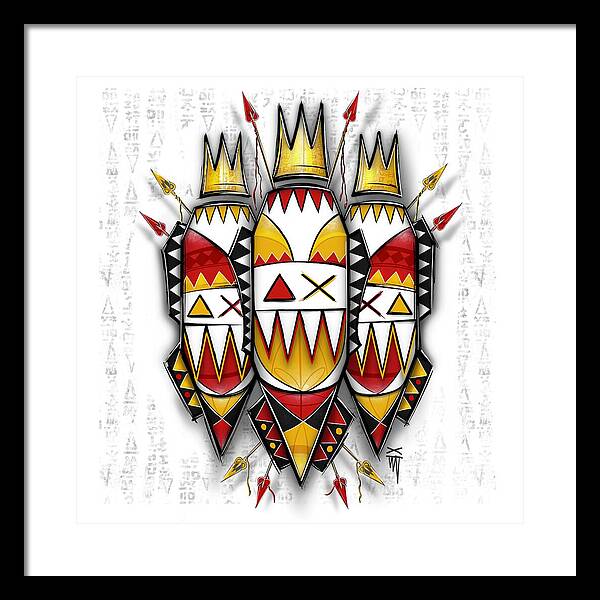 Three Kings - Color - Framed Print