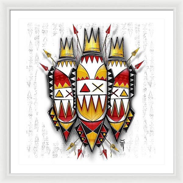Three Kings - Color - Framed Print