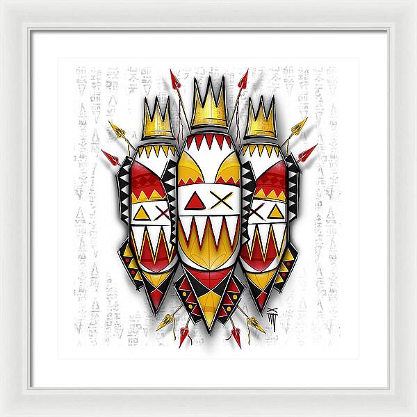Three Kings - Color - Framed Print