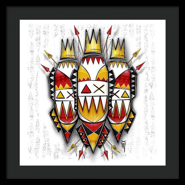 Three Kings - Color - Framed Print