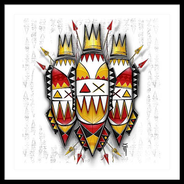 Three Kings - Color - Framed Print