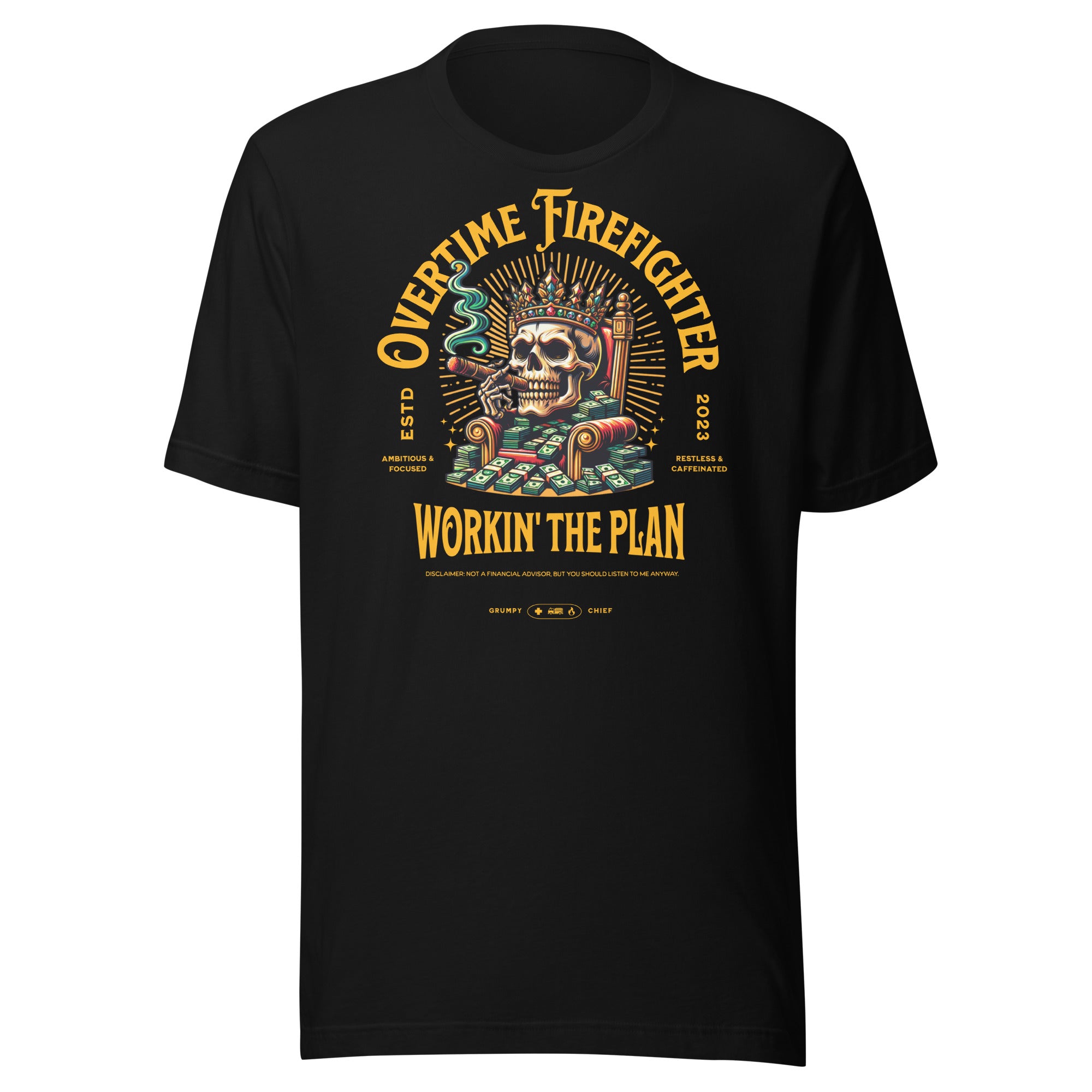 “Overtime Firefighter” Tee (Front)