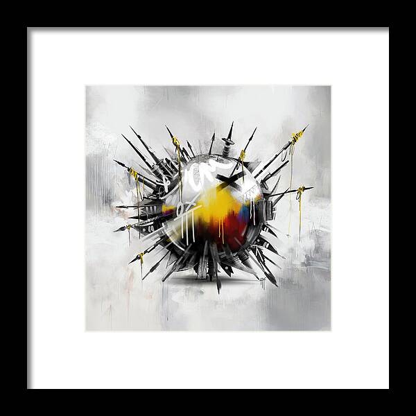 Abstract Earth 01 - Framed Print