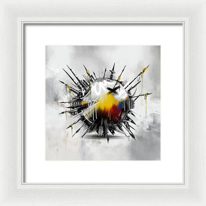 Abstract Earth 01 - Framed Print