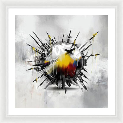 Abstract Earth 01 - Framed Print