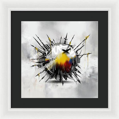 Abstract Earth 01 - Framed Print