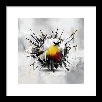 Abstract Earth 01 - Framed Print