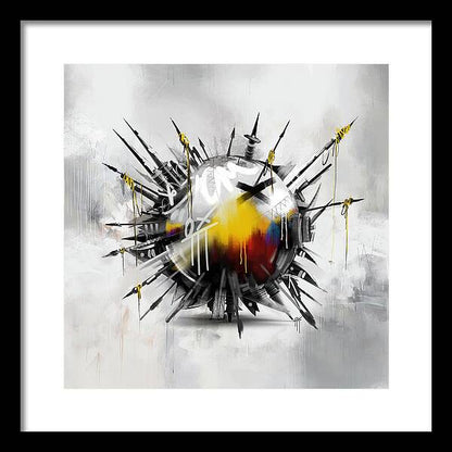 Abstract Earth 01 - Framed Print