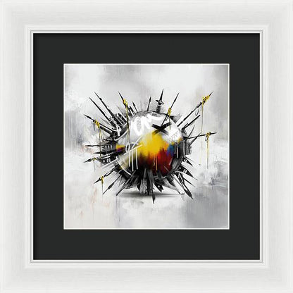 Abstract Earth 01 - Framed Print