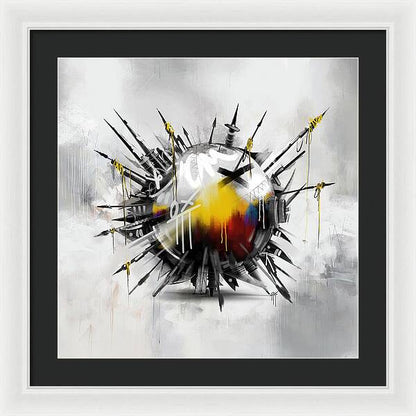 Abstract Earth 01 - Framed Print