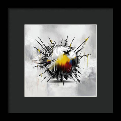 Abstract Earth 01 - Framed Print