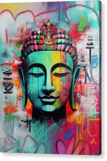 Buddha Head 01 - Acrylic Print