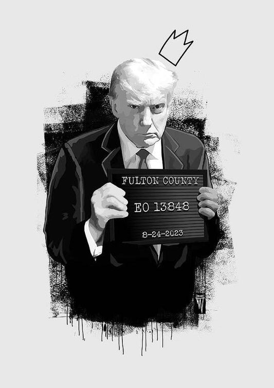 Mug Shot - Donald Trump  - Art Print