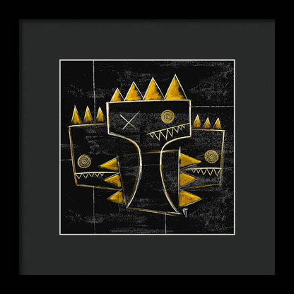 The Golden Crown - Framed Print