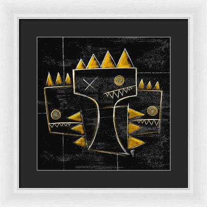 The Golden Crown - Framed Print