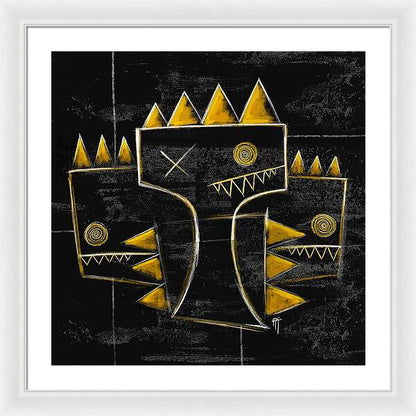 The Golden Crown - Framed Print