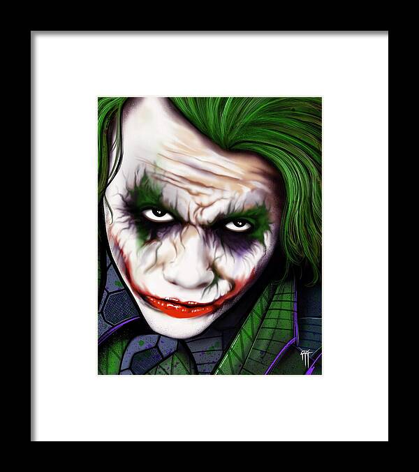 The Joker - Dark Knight Version - Framed Print