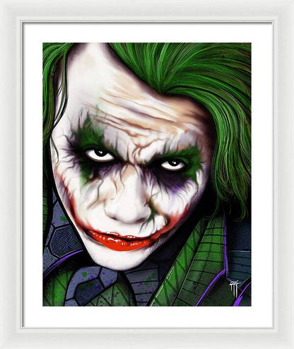 The Joker - Dark Knight Version - Framed Print