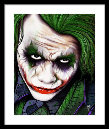 The Joker - Dark Knight Version - Framed Print