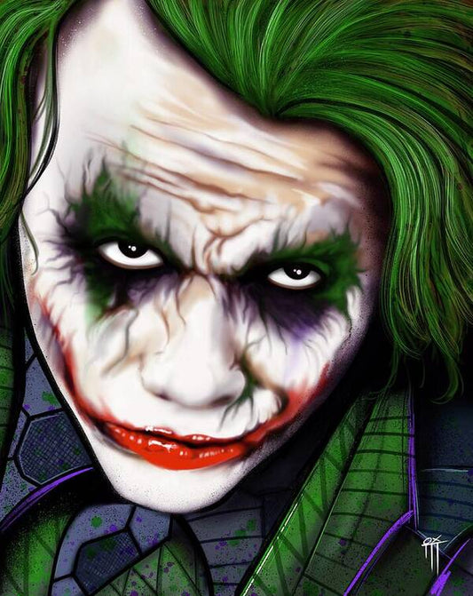 The Joker - Dark Knight Version - Art Print