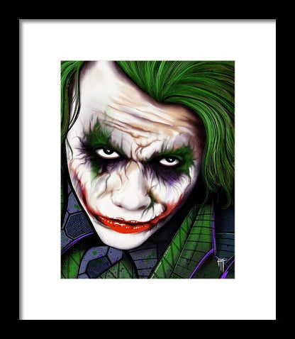 The Joker - Dark Knight Version - Framed Print