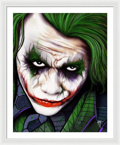 The Joker - Dark Knight Version - Framed Print