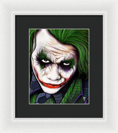 The Joker - Dark Knight Version - Framed Print