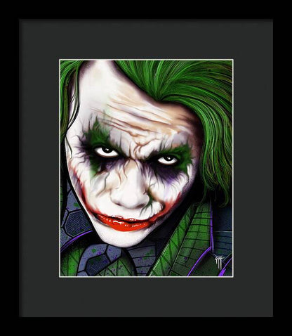 The Joker - Dark Knight Version - Framed Print