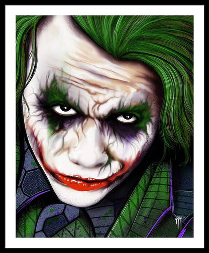 The Joker - Dark Knight Version - Framed Print