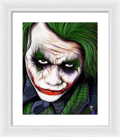 The Joker - Dark Knight Version - Framed Print